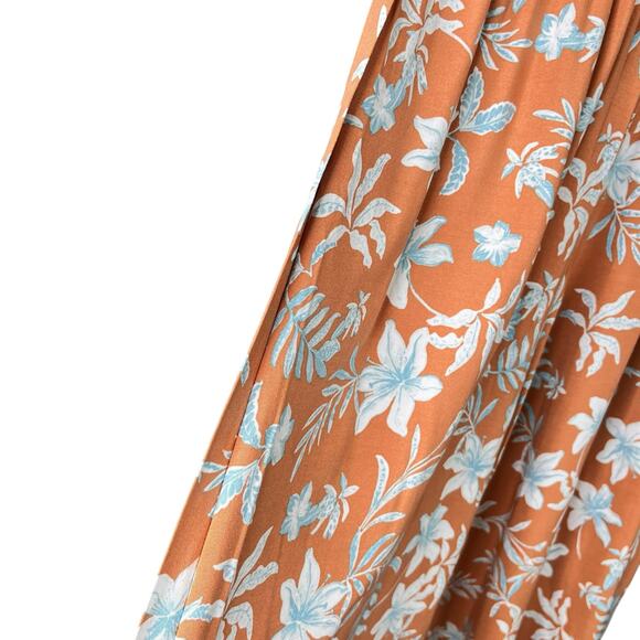 AaKaa Floral Wide Leg Palazzo Pants Size S - Picture 7 of 10